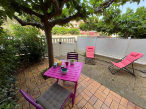 Appartement en rez-de-chaussée avec terrasse à Narbonne Plage 4MED301